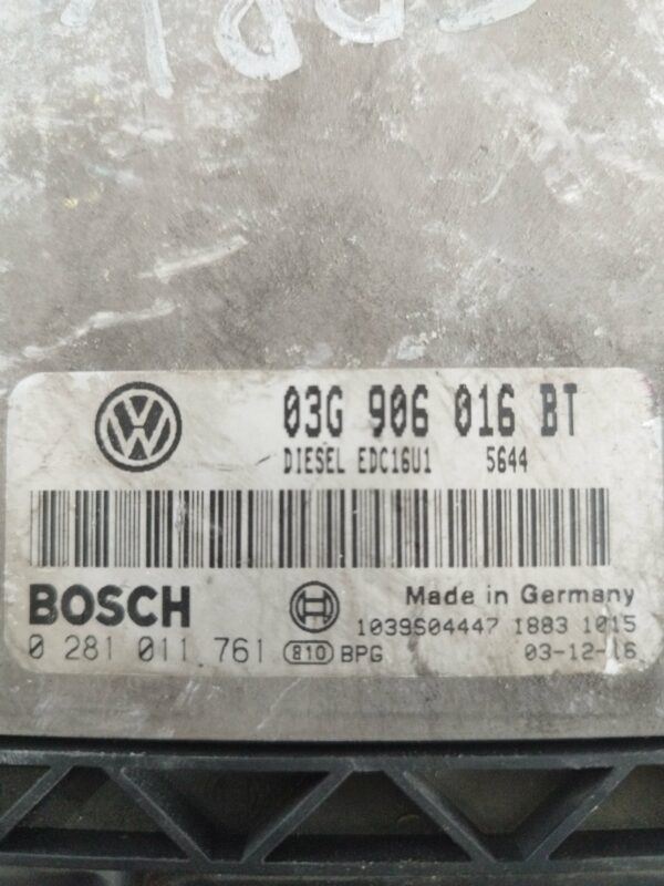 0281011761#03G906016BT#ECU EDC16U1#ELEKTRONIKA MOTORA#VW#AUDI#SEAT#SKODA