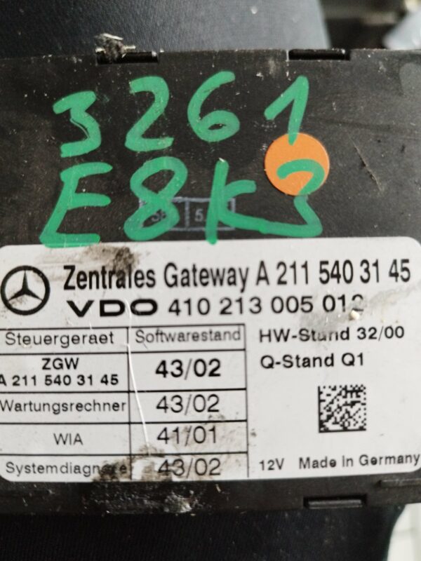 MODUL CENTRALNE BRAVE MERCEDES E 211#A2115403145# 410213005012


061 159 764