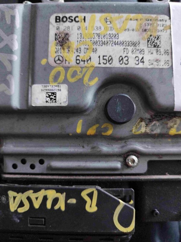 ELEKTRONIKA MOTORA ECU PROCESOR MERCEDES B KLASA#0281014538#A6401500334#