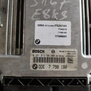 ELEKTRONIKA MOTORA ECU PROCESOR BMW E90#0281012501#DDE7798180#