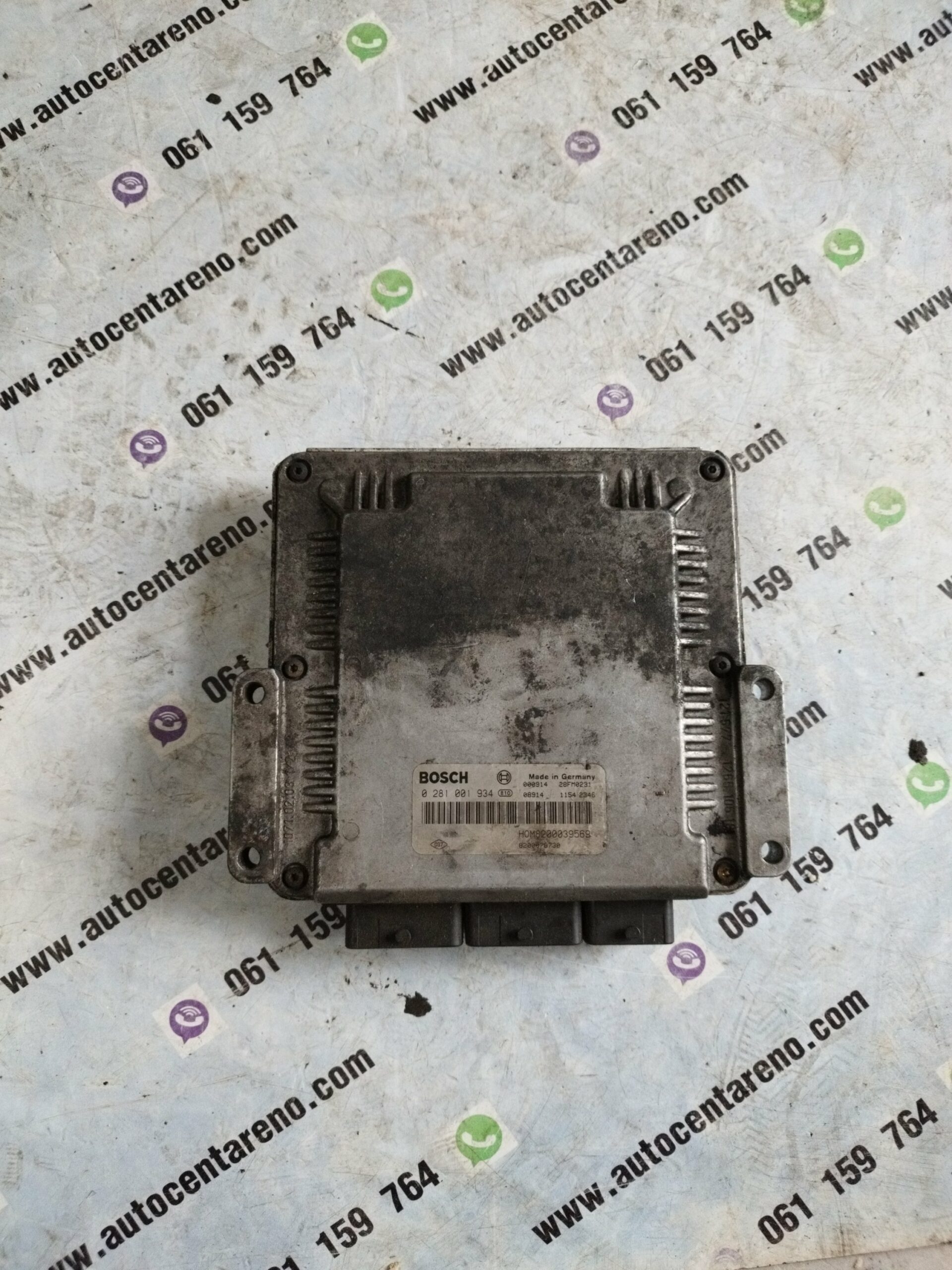 ELEKTRONIKA MOTORA ECU PROCESOR RENAULT MEGANE,SCENIC1.9DCI#0281001934#