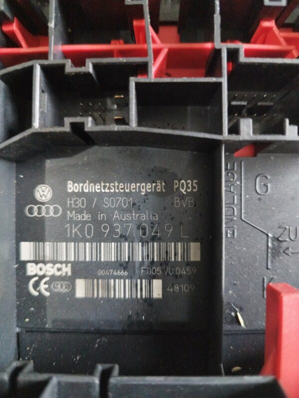 BSI ELEKTRONIKA KOMFORT MODUL TOURAN 1.9TDI#1K0937049L#