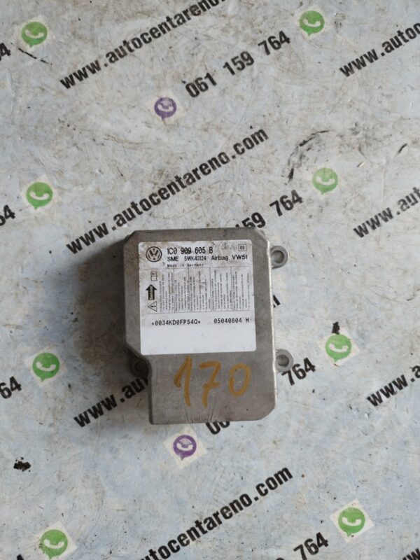 1C0909605B#5WK43124#ELEKTRONIKA AIRBAGA VW BORA