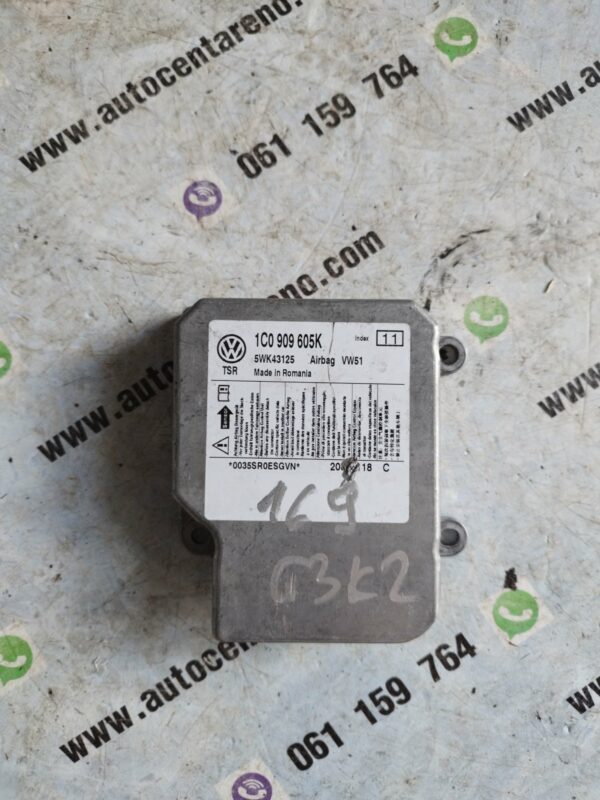 1C0909605K#5WK43125#Elektronika airbag SKODA romster