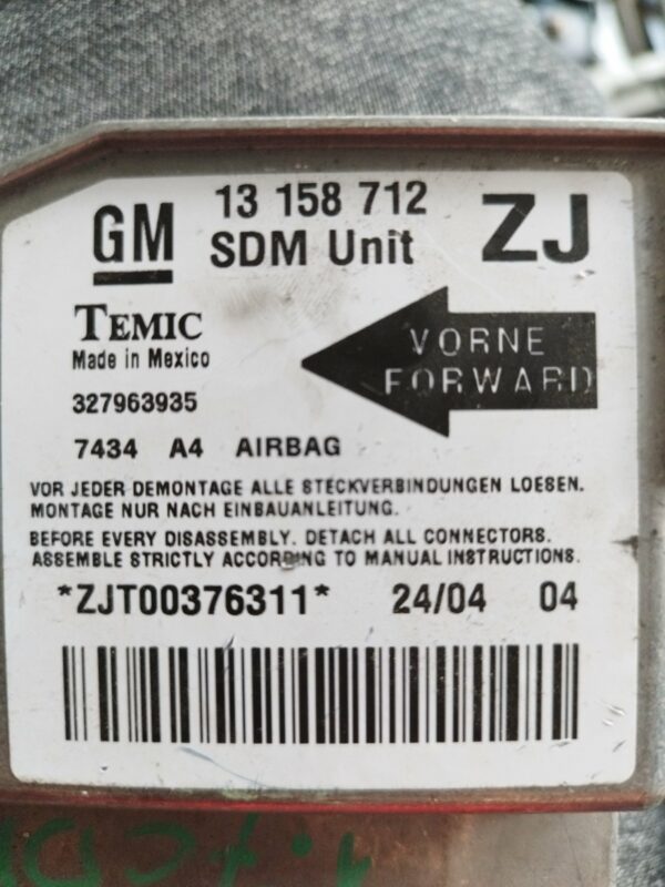 Elektronika aerbaga opel meriva#13158712#327963935