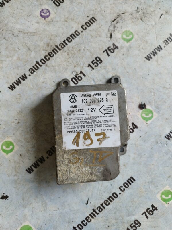 1C0909605A#ELEKTRONIKA AIRBAGA GOLF 4