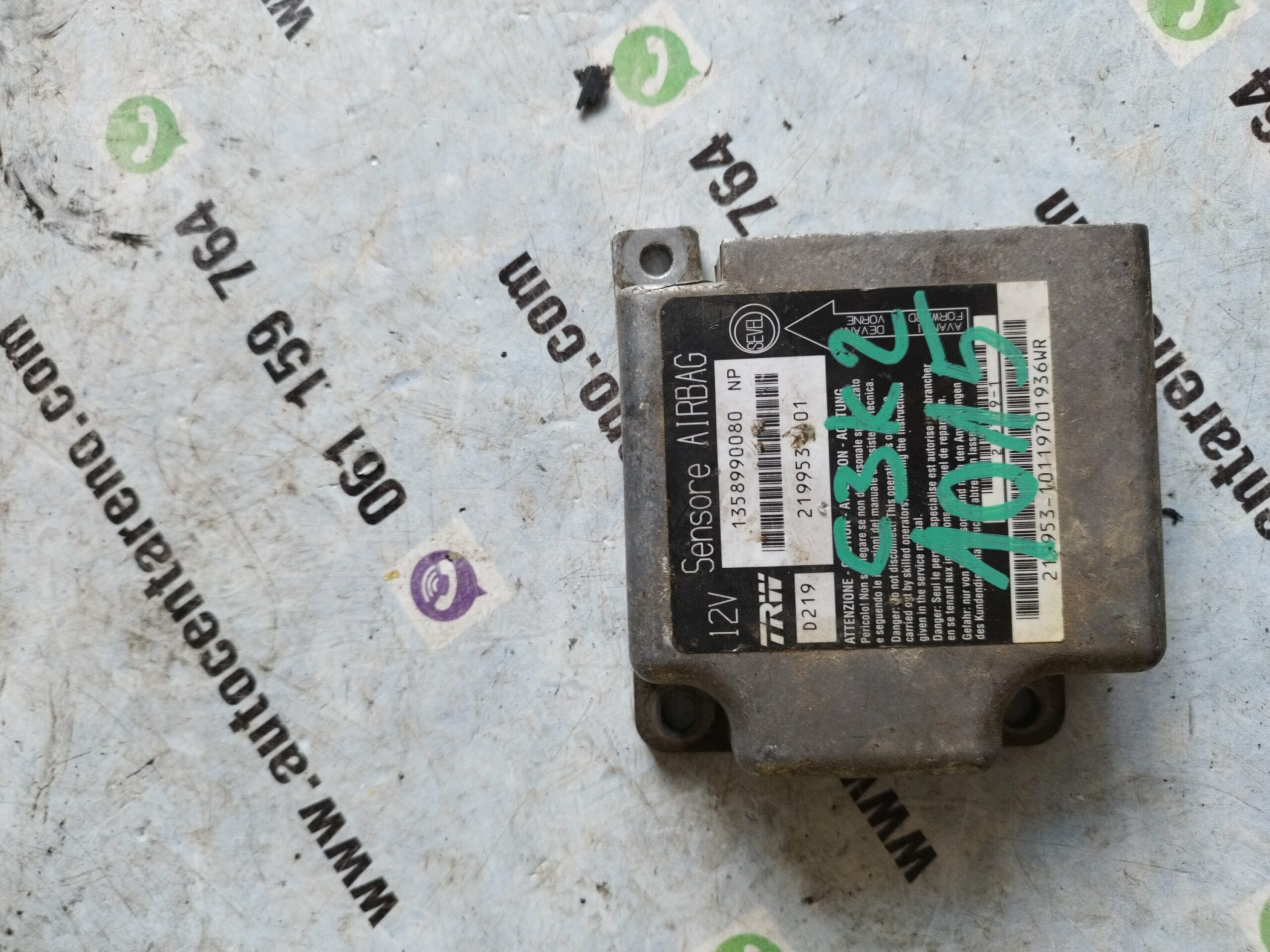 1358990080#ELEKTRONIKA AIRBAGA FIAT DUKATO 06–14 1015