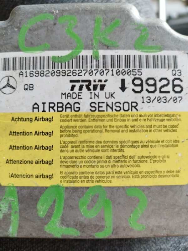 AIRBAG SENZOR MERCEDES B KLASA#A1698209926270707100055