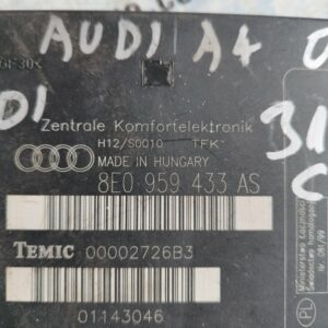 8E0959433AS#KOMFORT MODUL ELEKTRONIKA AUDI A4 01-05