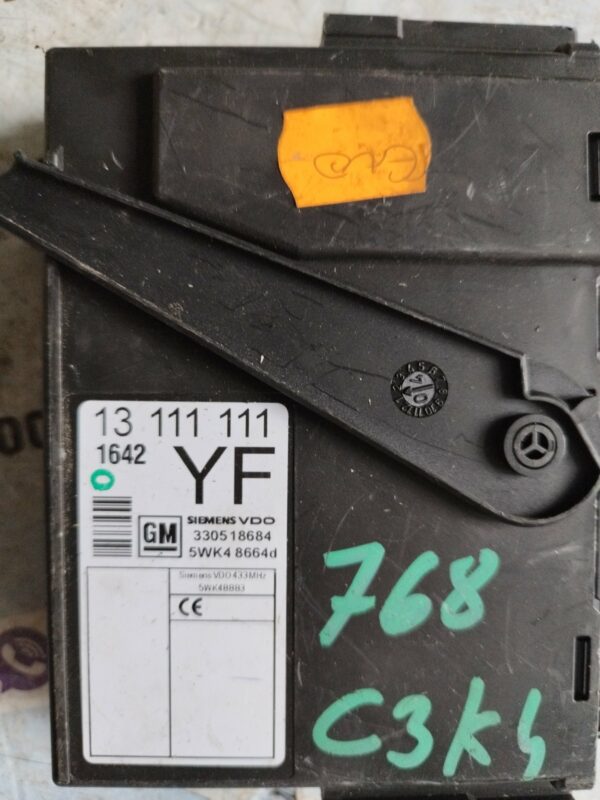 Komfort elektronika opel meriva# 13111111#2634#4942#2642#1642#YF#5WK48664D
