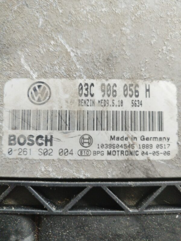 03C906056H#0261S02004#ECU PROCESOR KOMPJUTER VW MED9.5.10