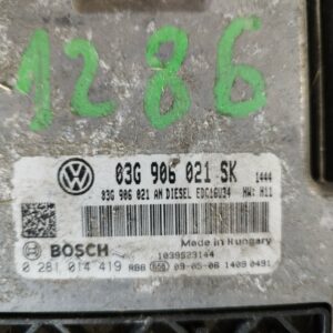 Elektronika motora seat altea 19 tdi #03G906021SK#0281014419