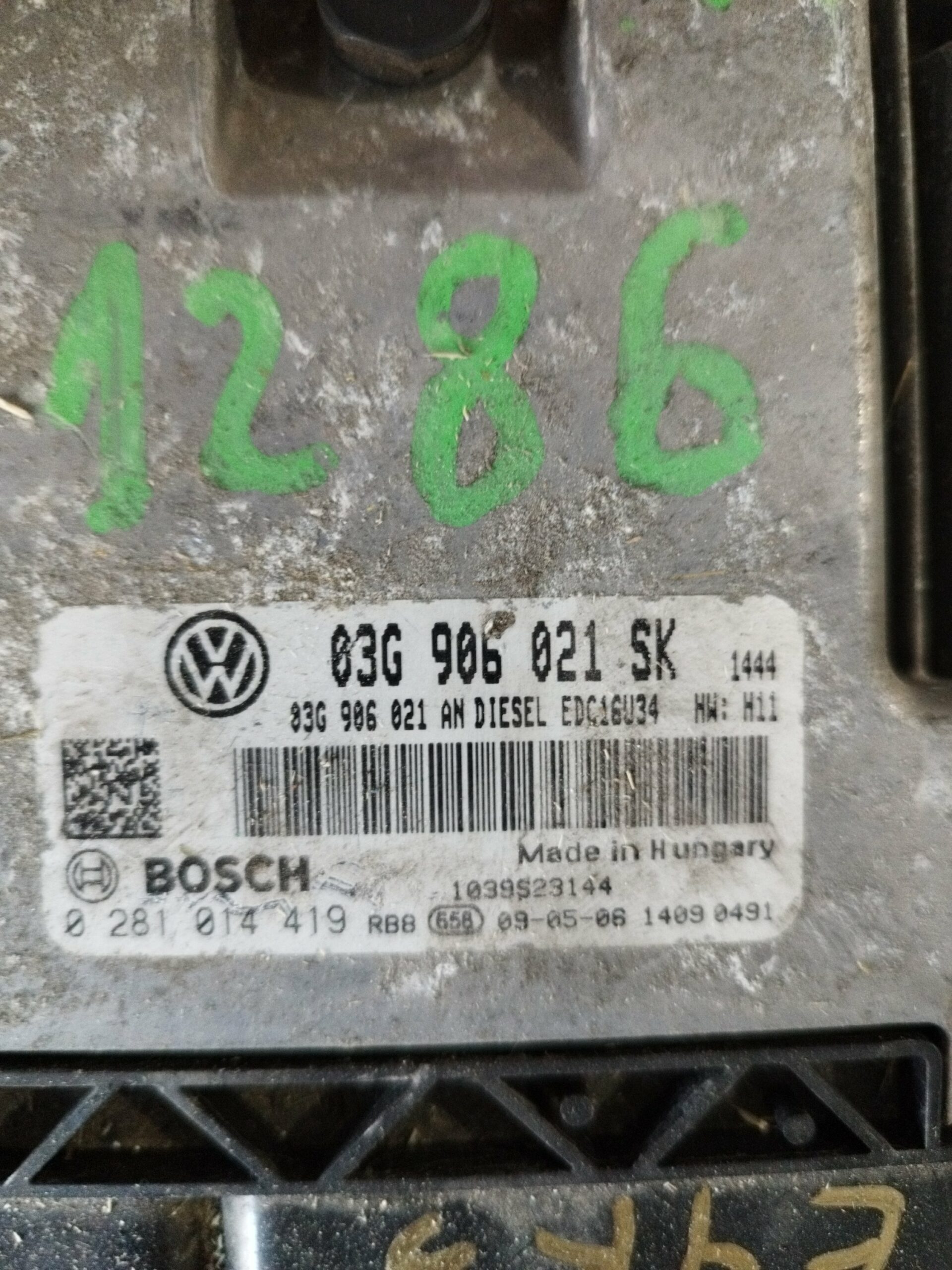 Elektronika motora seat altea 19 tdi #03G906021SK#0281014419