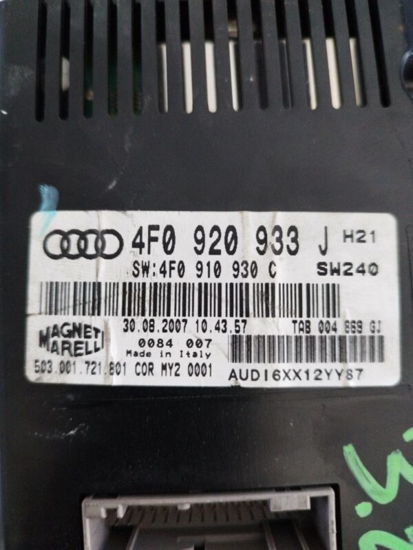 KILOMETAR SAT AUDI A6 4F#4F0920933J