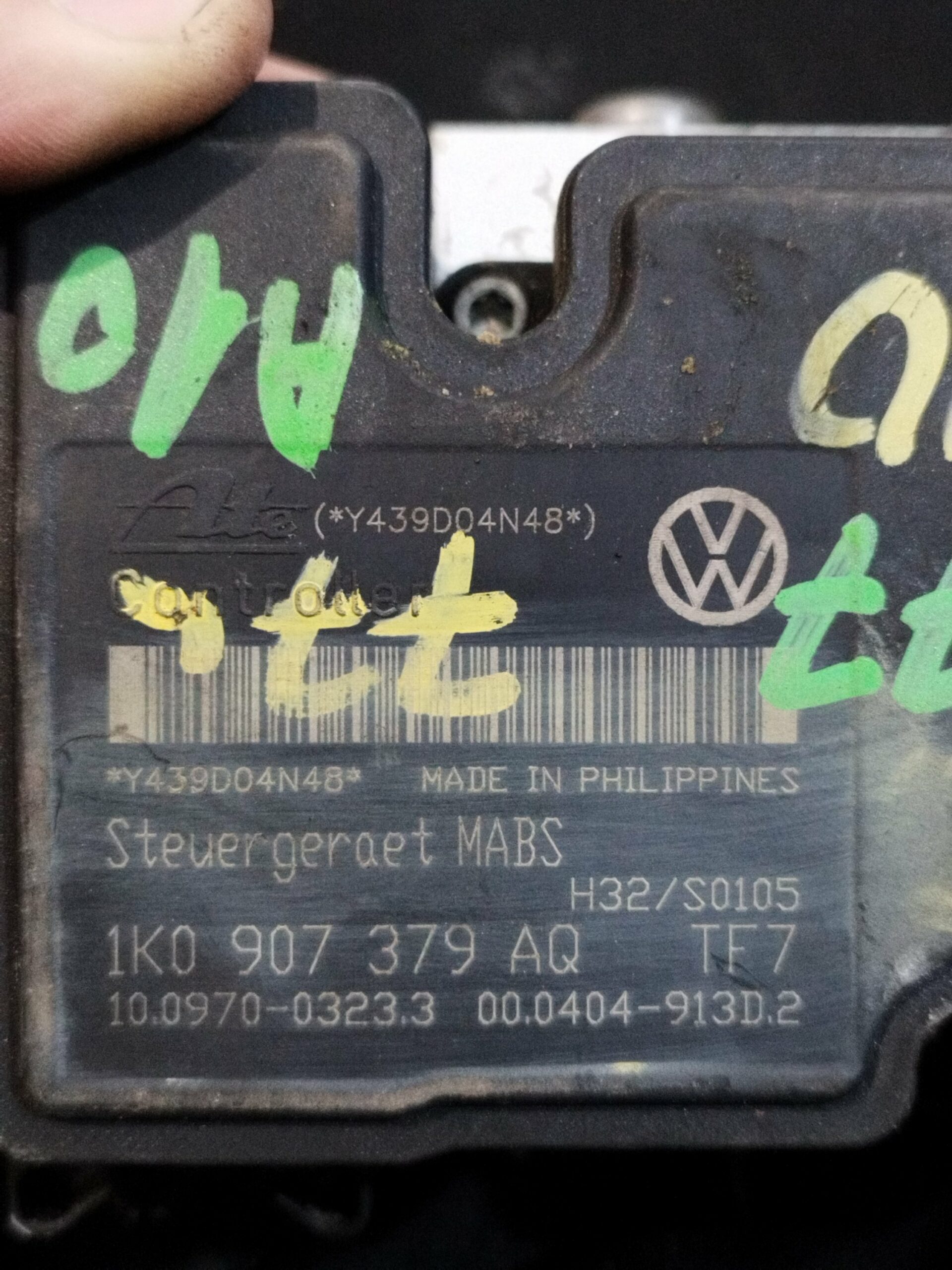 Abs elektronika skoda oktavija a5   #1K0907379AQ#1K0614117AJ