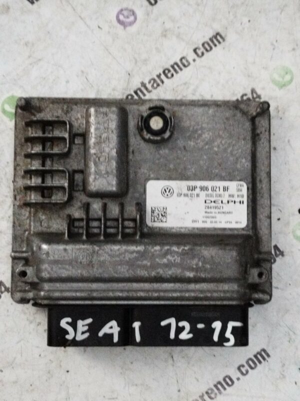 ECU PROCESOR KOMPJUTER ELEKTRONIKA SEAT VW#03P906021 BF#03P906021 BE#28419521#DIESEL DCM3.7