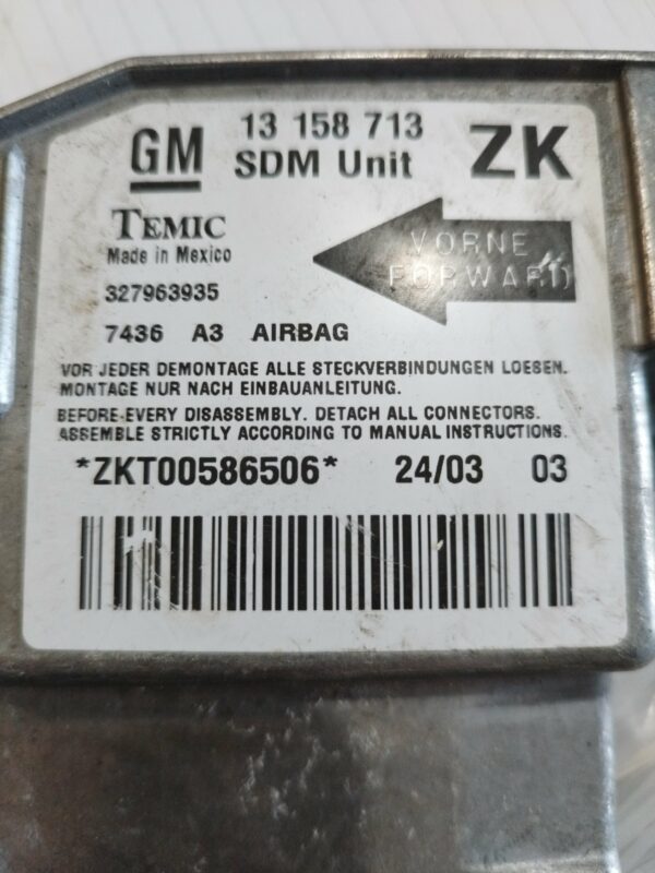 13158713 ELEKTR
ONIKA AIRBAGA OPEL MERIVA#327963935