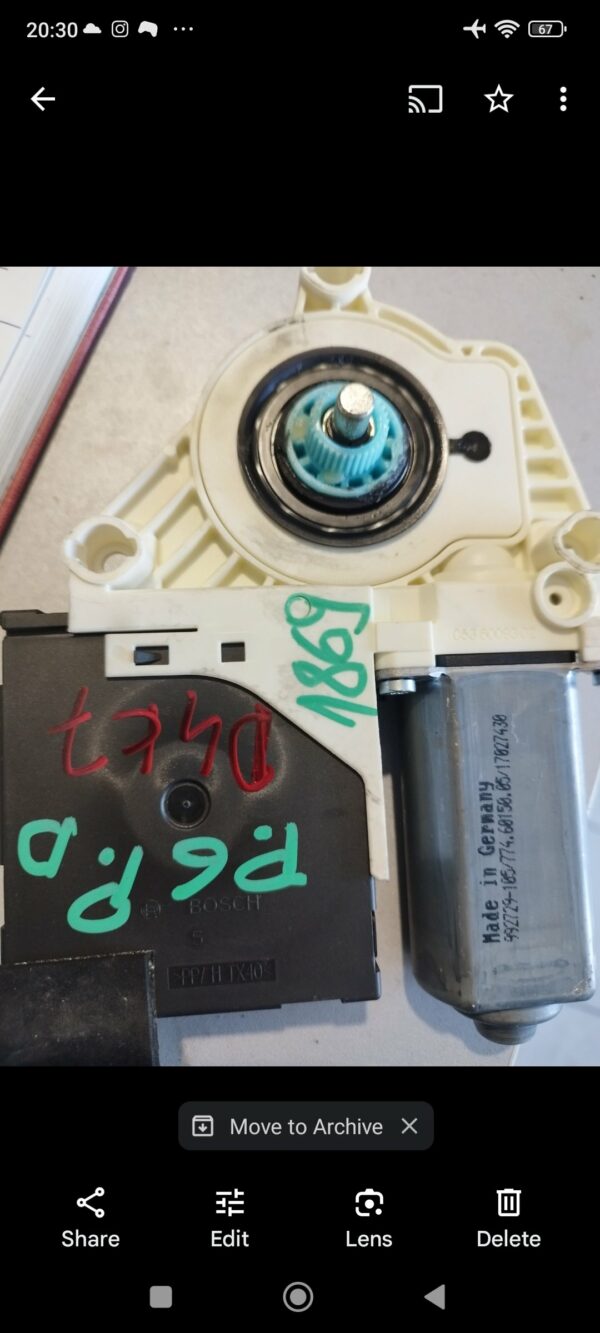 MOTOR PODIZACA STAKLA PASAT 6 PREDNJI DESNI#1K0959792M