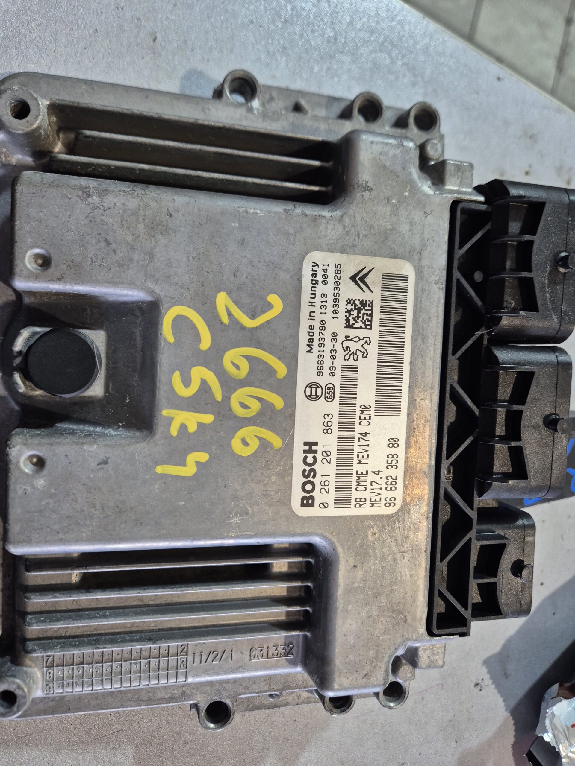 ELEKTRONIKA MOTORA PEUGEOT 1.4 VTI #0261201863#9666235880#96662358-0478