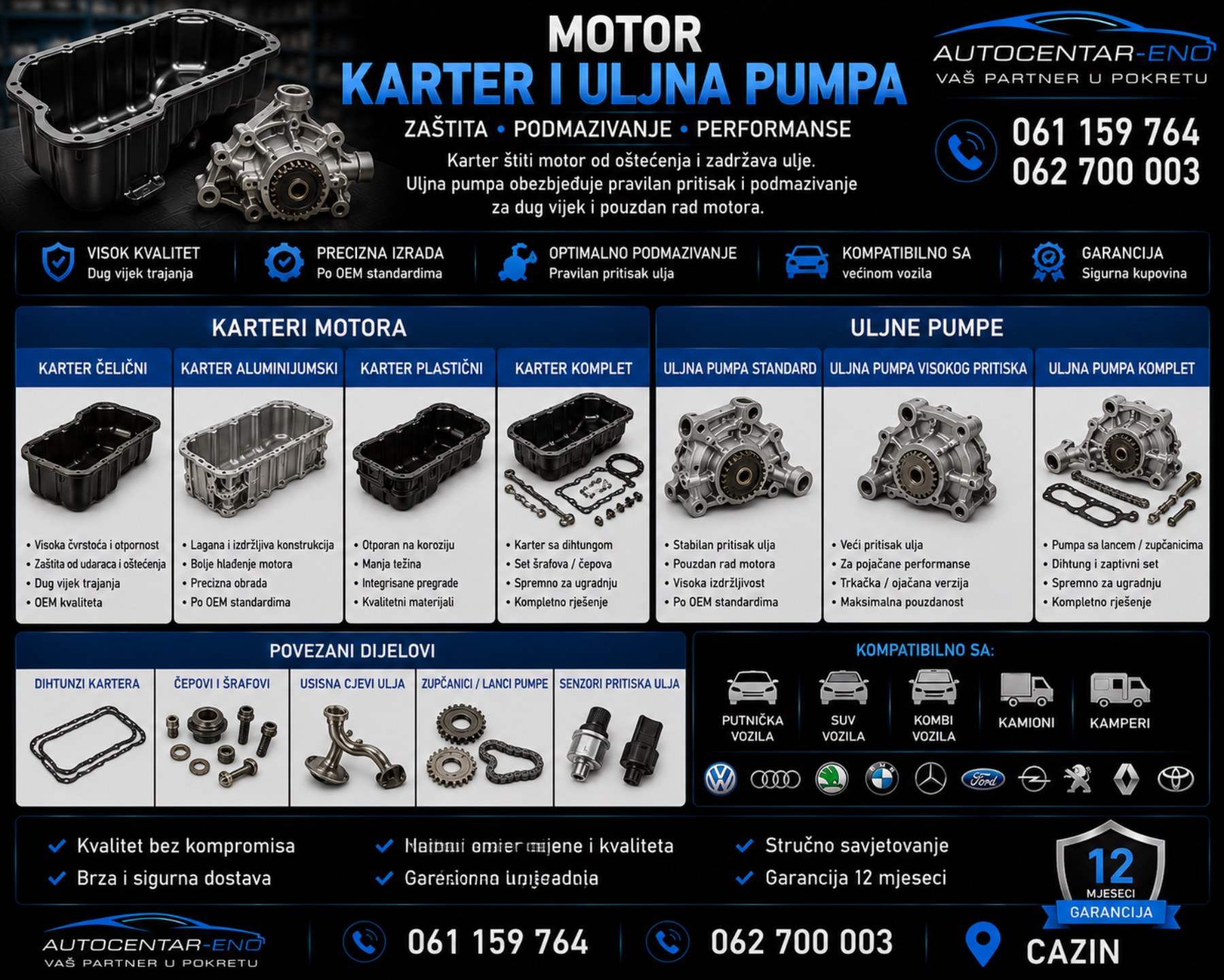 KARTER I ULJNA PUMPA
