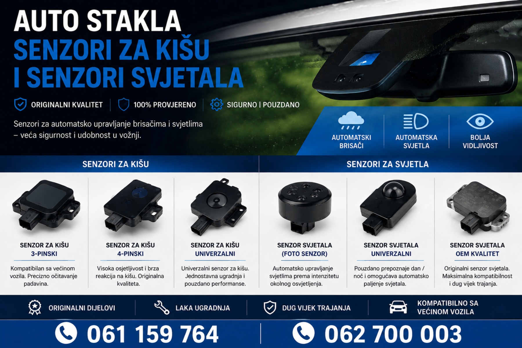 KIŠNI SENZOR I SENZOR SVJETLA