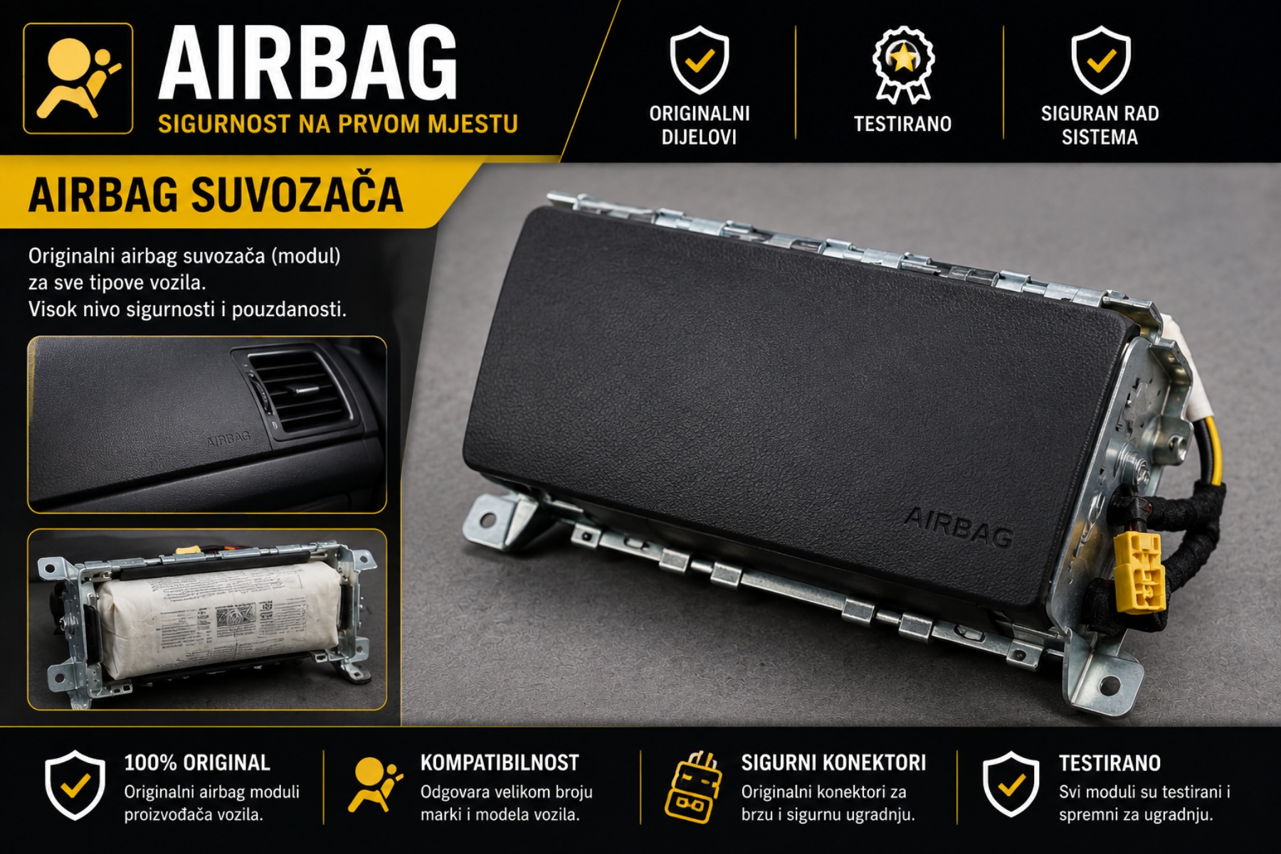 AIRBAG SUVOZAČA