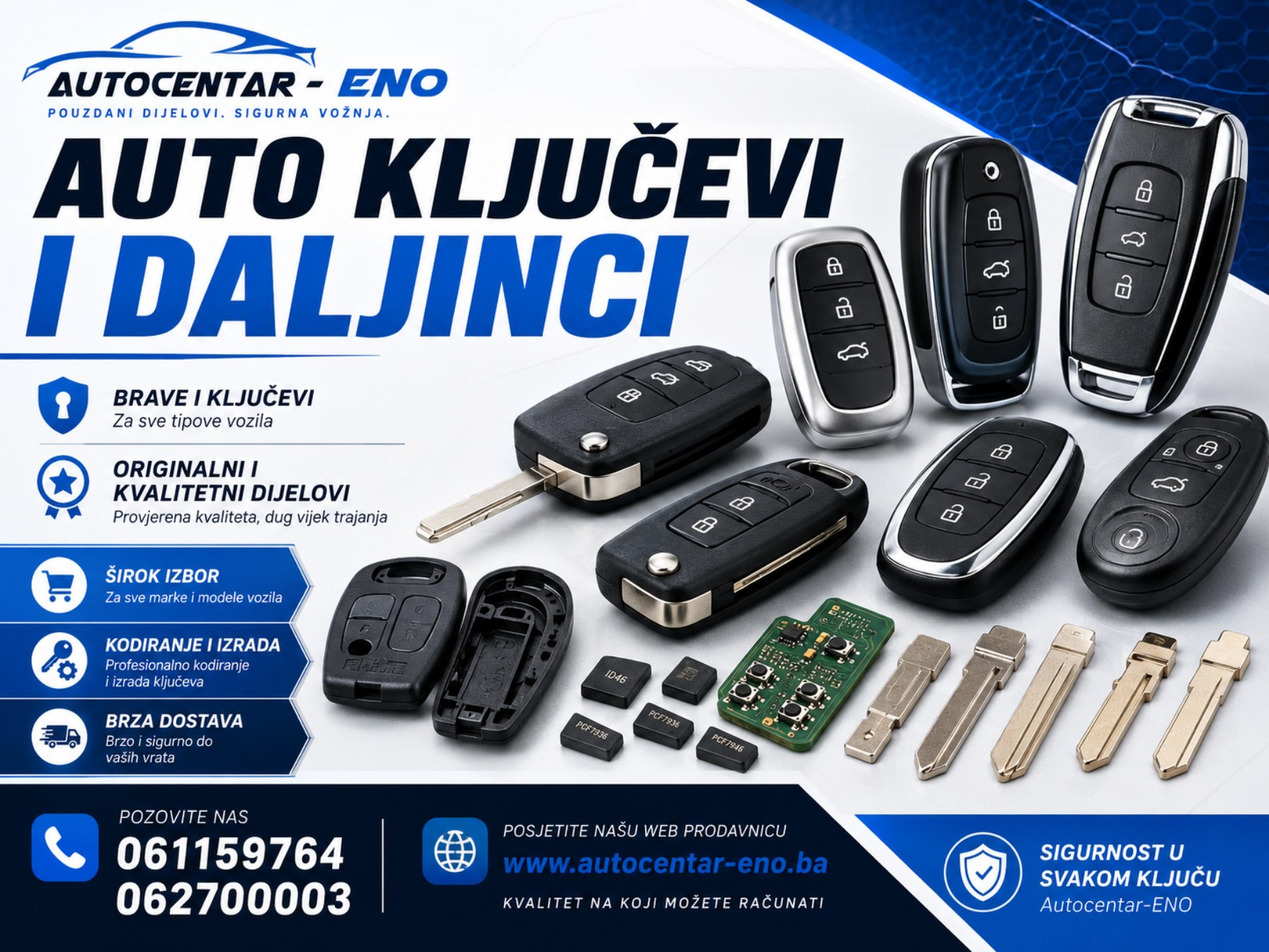 AUTO KLJUČEVI I DALJINCI