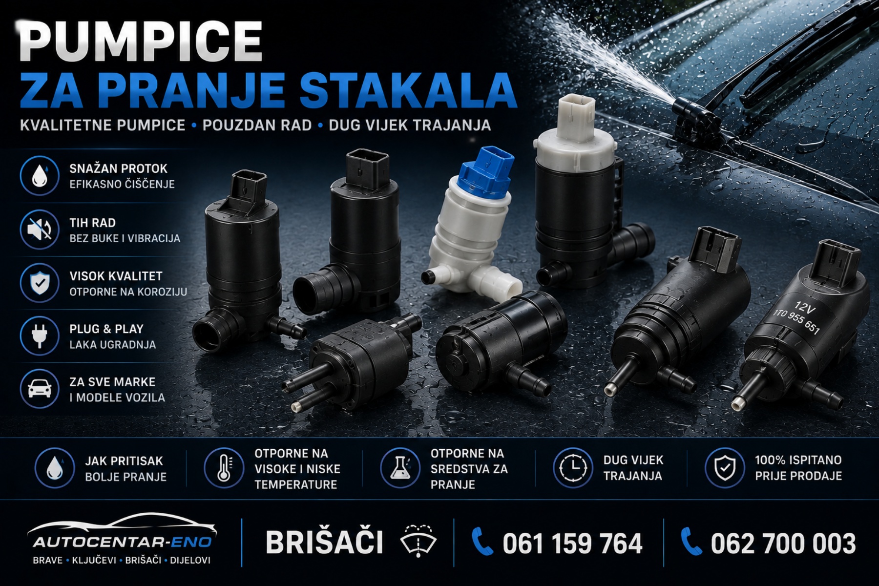 PUMPICE ZA PRANJE STAKLA