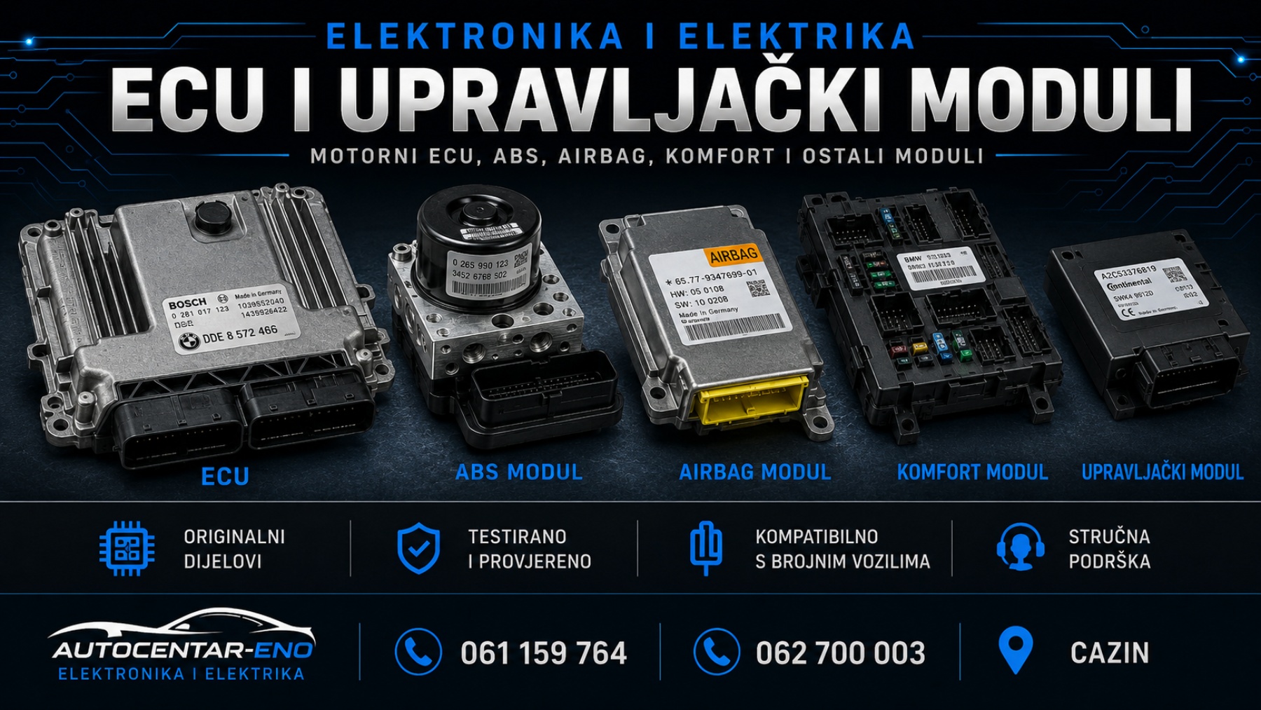 ECU i UPRAVLJAČKI MODULI
