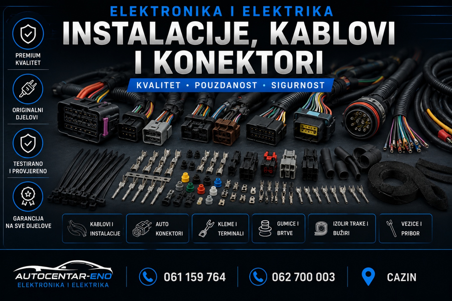 INSTALACIJE KABLOVI I KONEKTORI