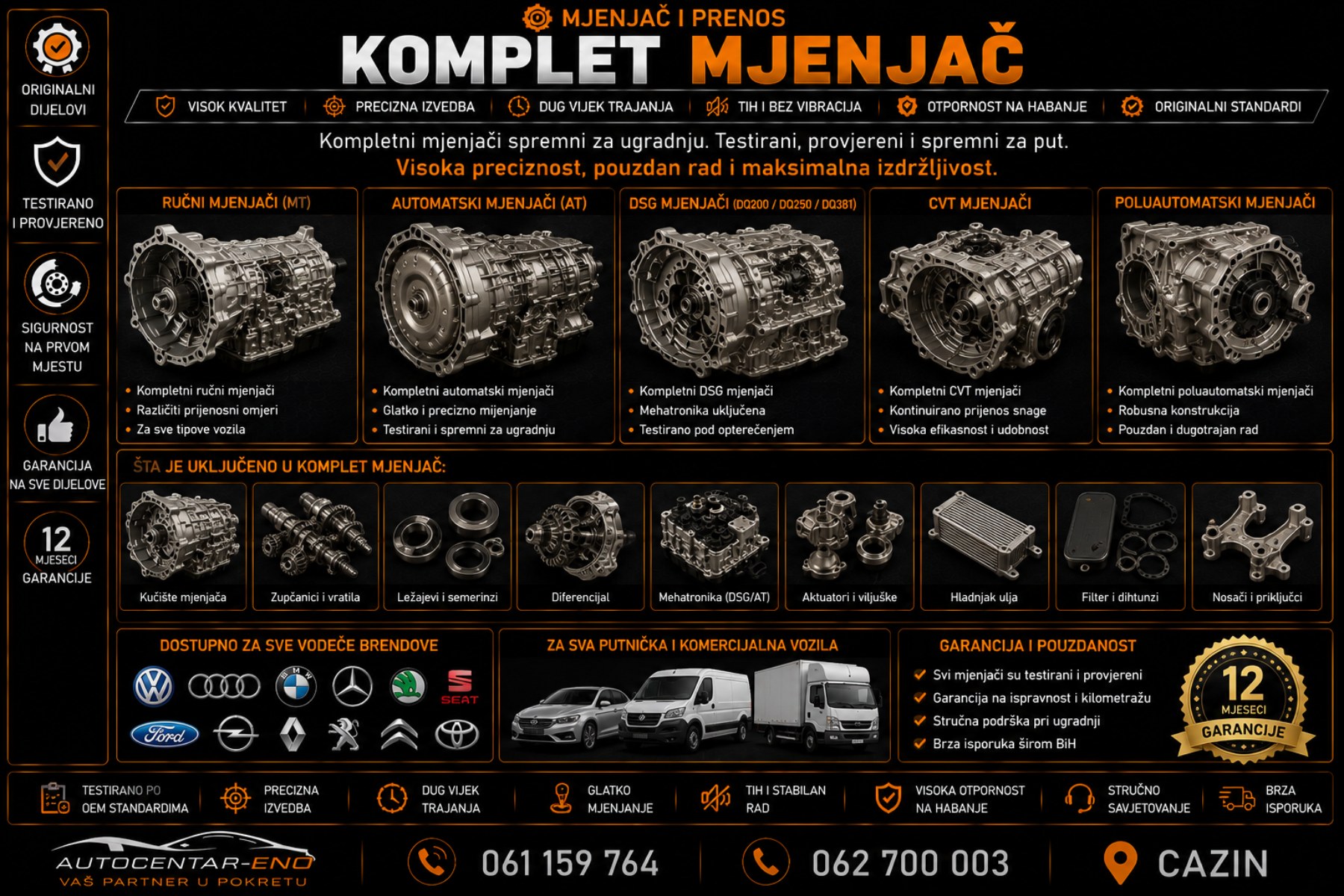 KOMPLET MJENJAČ