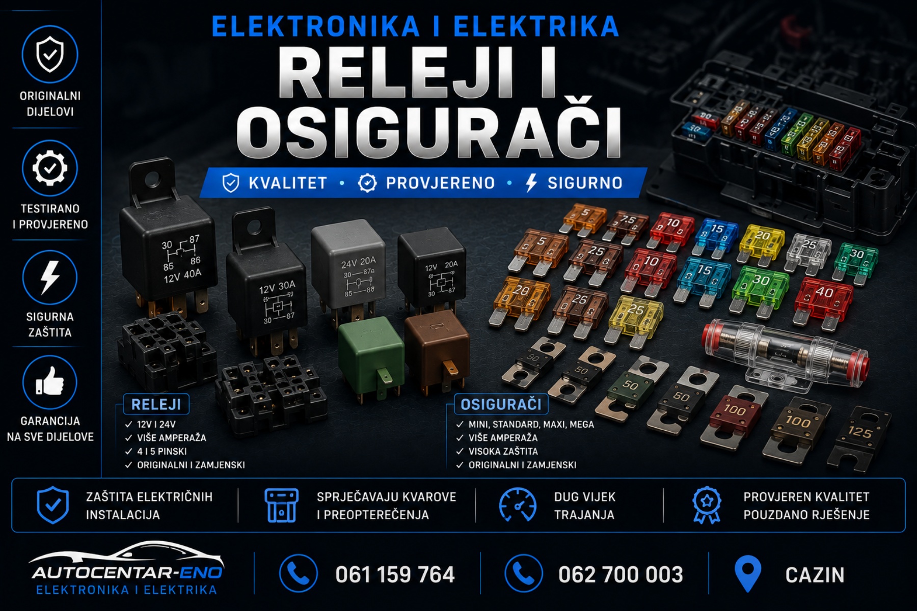 RELEJI i OSIGURAČI