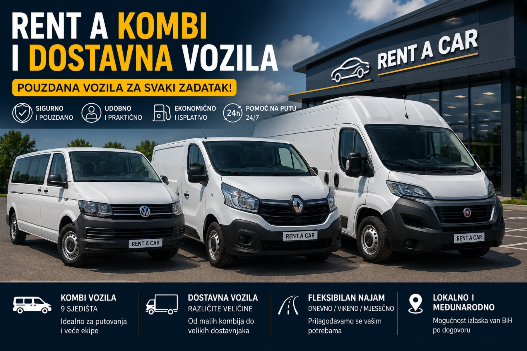 KOMBI I DOSTAVNA VOZILA